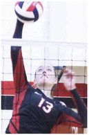 Red Hawks Down Savage In Volleyball Play