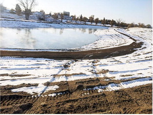 Walking Path Open To Public As Pond Fills Vehicle Enters Ike’s From Wrong Entrance