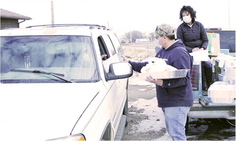 Tribal Program Delivers  Thanksgiving Meals For Elderly