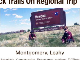 Workers Check Trails On Regional Trip