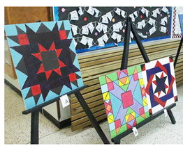 Students Create Quilts As Part Of Class