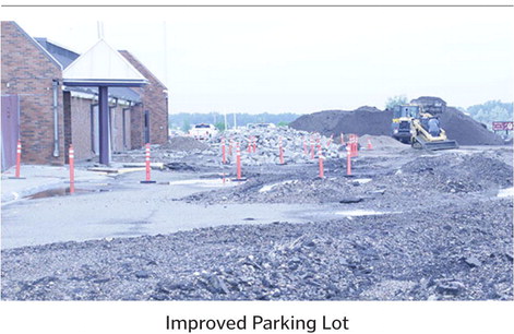 Work On School Parking Lot Begins