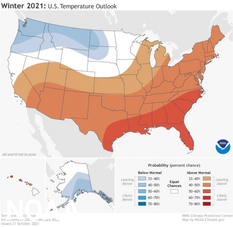 Winter Anticipated To Be Slightly Colder