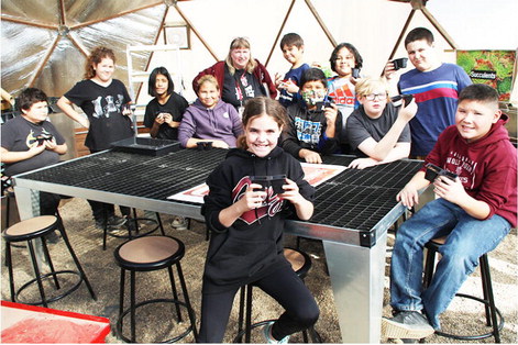 Fifth-Grade Students Tour Greenhouse