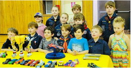 Scouts Host Pinewood Derby