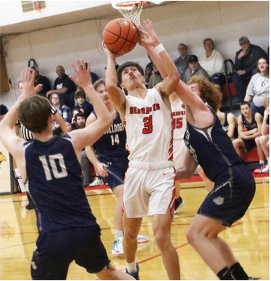 Strong Second Half Lifts Red Hawks Over Bainville, 57-42
