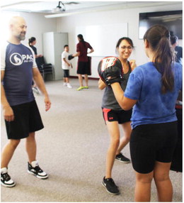 Area Residents Learn About Self  Defense Techniques During Seminar