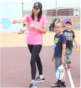 Pickleball Instruction Hits In Wolf Point