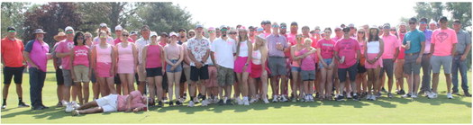 Golfers Turn Out For Tough Enough To Wear Pink Tournament