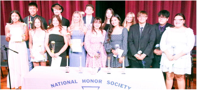 National Honor Society Inducts New Members In Wolf Point