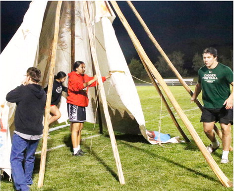 Tribal Health Effort Students Race During First Tipi Challenge