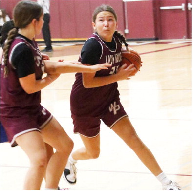 Junior High Basketball Action