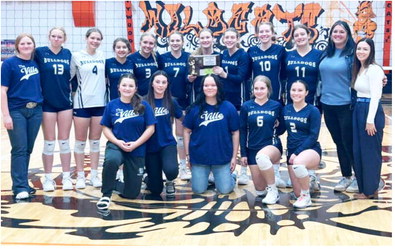 Bulldogs Earn Second Place At District 1C Volleyball Tourney