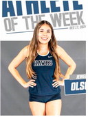 Olson Selected Track  Athlete Of Week