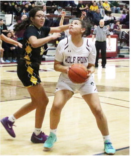 Lady Wolves Stop Poplar In Home Game